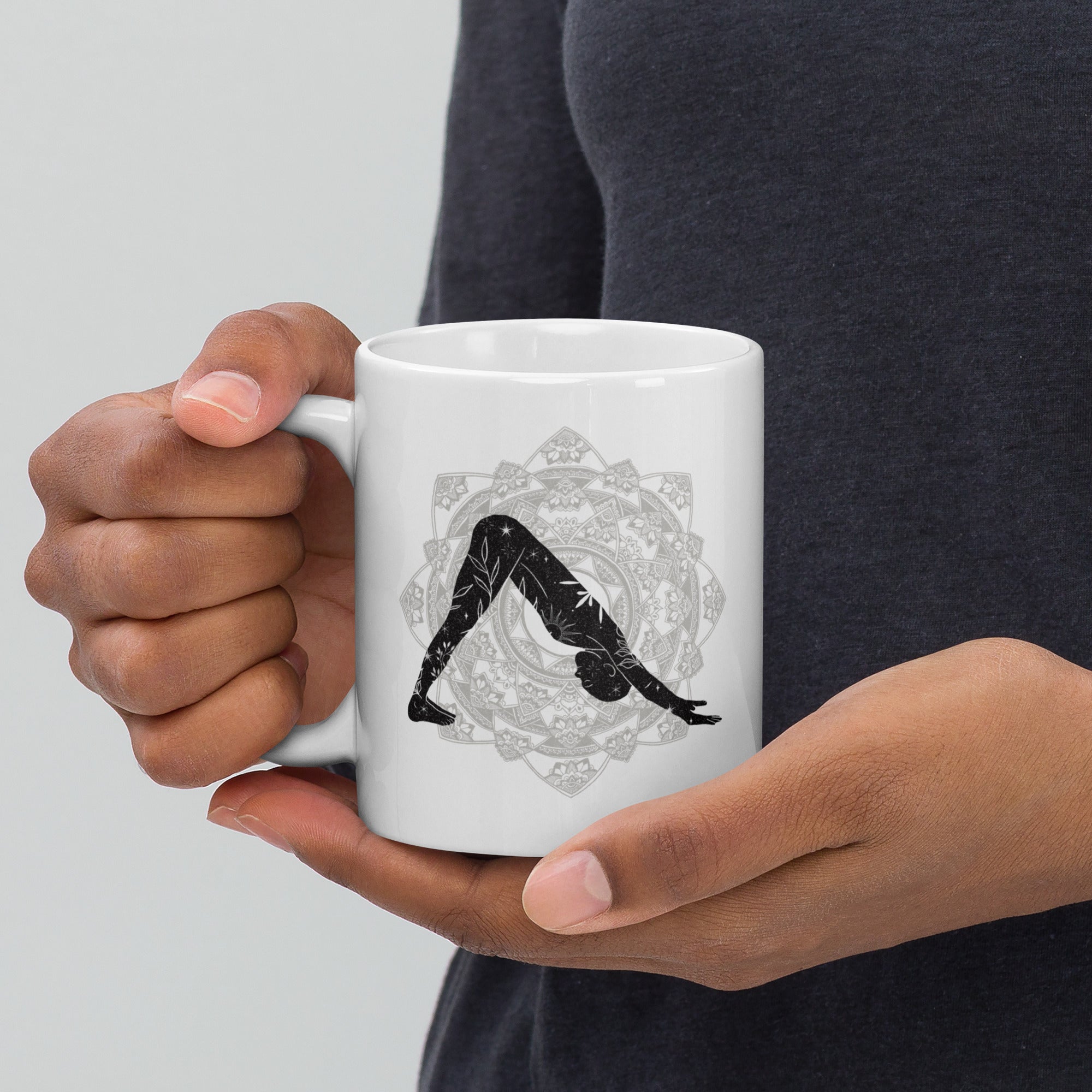 Downward Facing Dog - Yoga Motivational Mug - Dominique