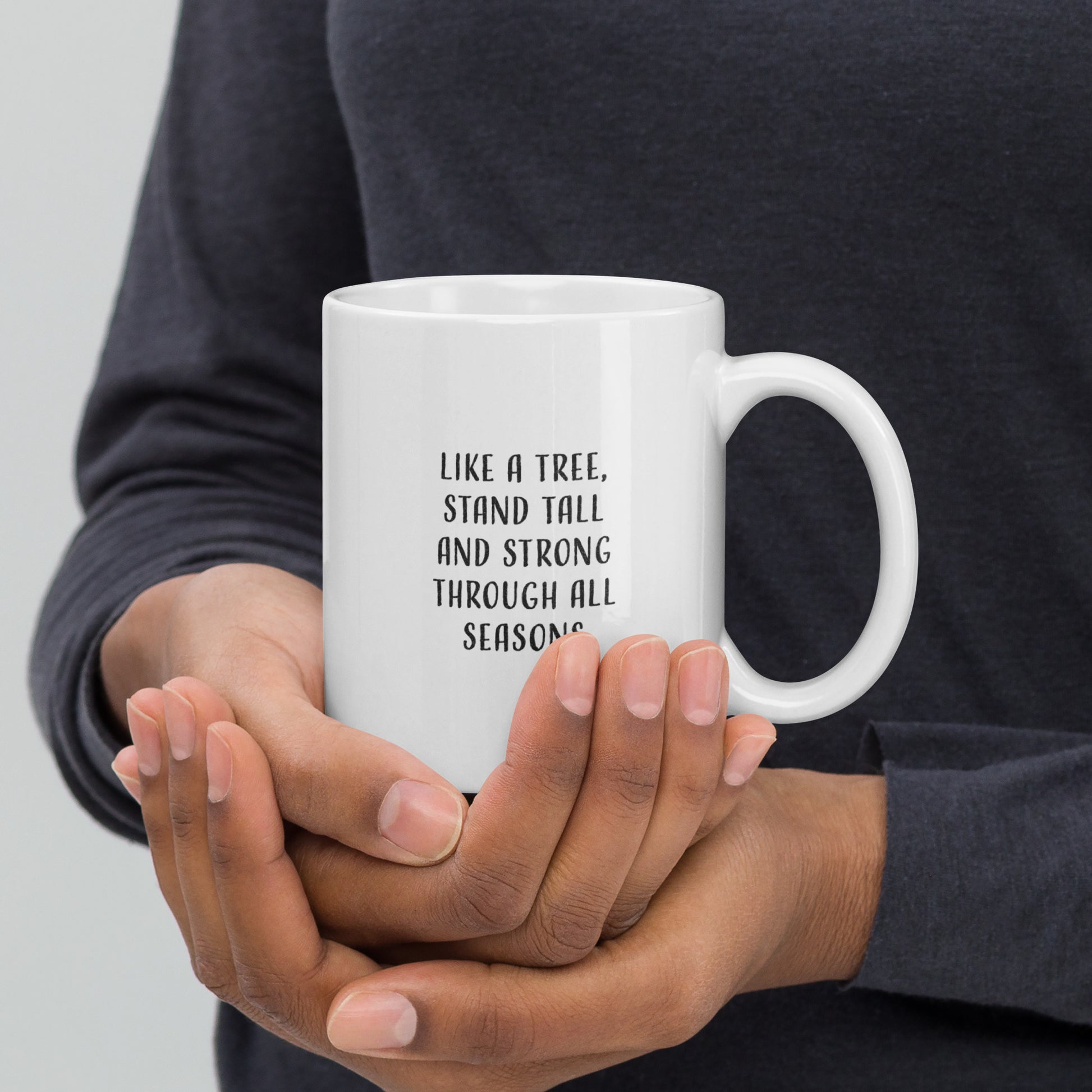 Tree Pose - Yoga Motivational Mug - Dominique