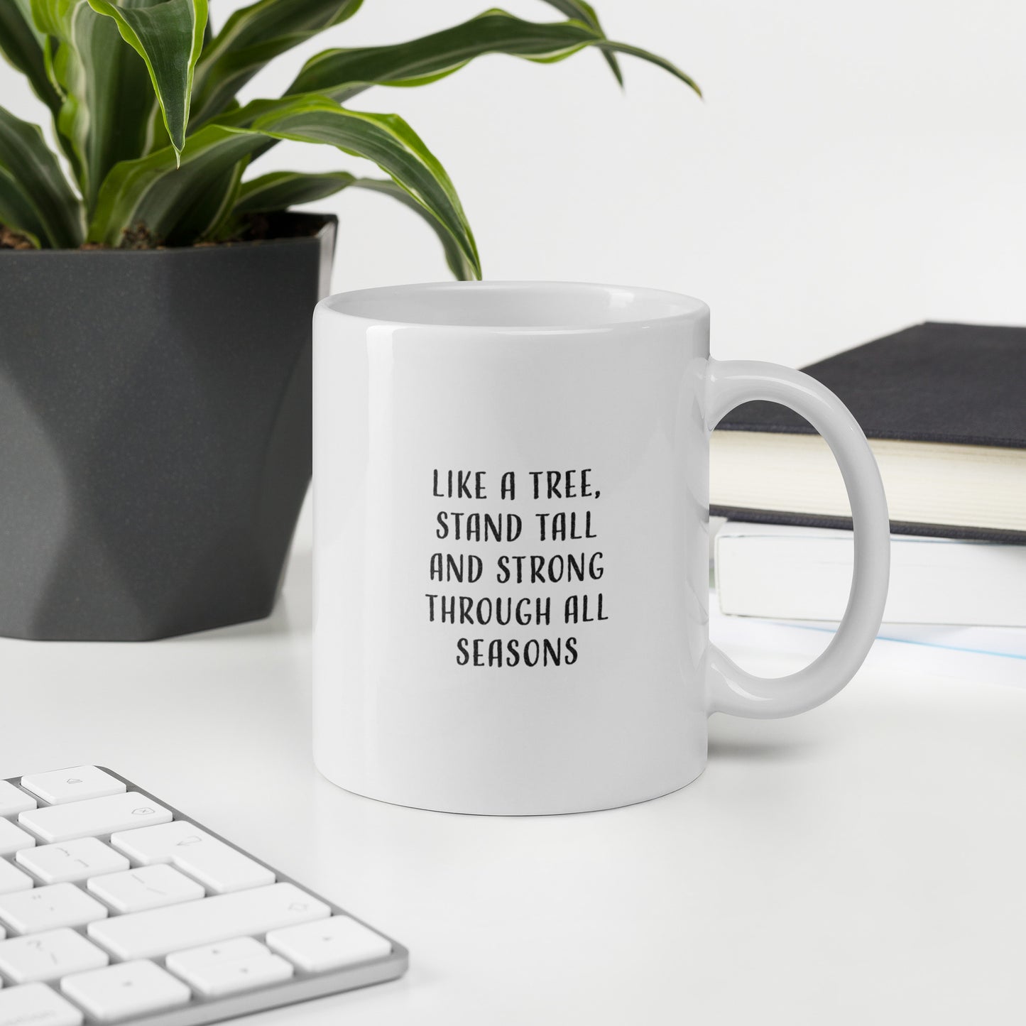 Tree Pose - Yoga Motivational Mug - Dominique