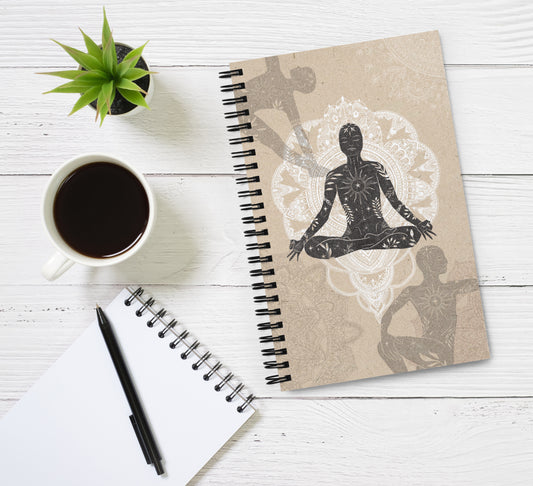 Yoga Spiral notebook